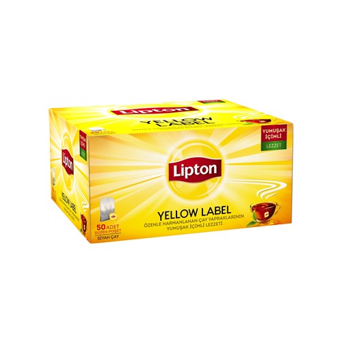Lipton Yellow Label Bardak Poşet Çay 50 Adet 100 gr